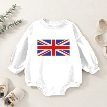 Discover Union Jack Baby Romper Sweatshirts