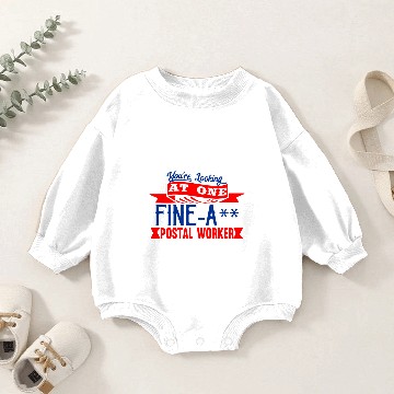 Discover Fine-A** Postal Worker Baby Romper Sweatshirts