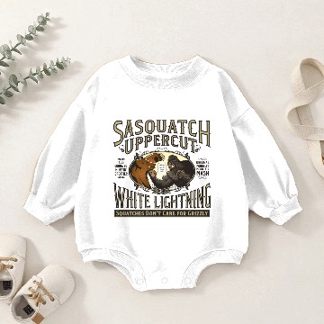 Discover Sasquatch Uppercut Baby Romper Sweatshirts