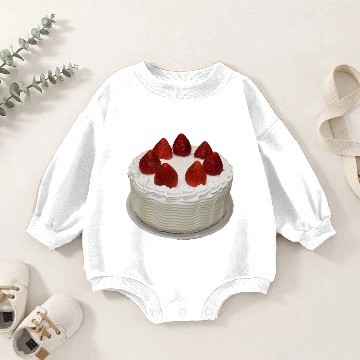 Discover Dessert Cake Strawberry Shortcake 2str Baby Romper Sweatshirts