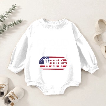 Discover Proud Air Force Wife Baby Romper Sweatshirts