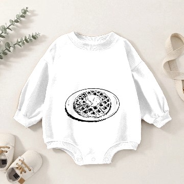 Discover Waffle Baby Romper Sweatshirts
