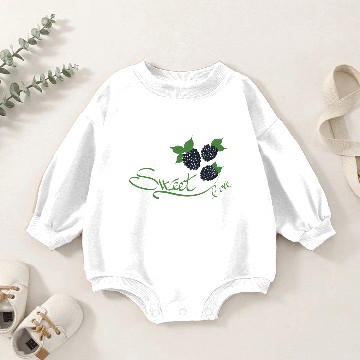 Discover blackberry sweet fruit Baby Romper Sweatshirts