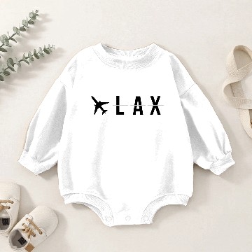 Discover Los Angeles Airport Code Baby Romper Sweatshirts