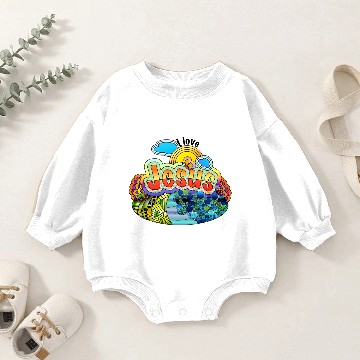 Discover I Love Jesus Baby Romper Sweatshirts