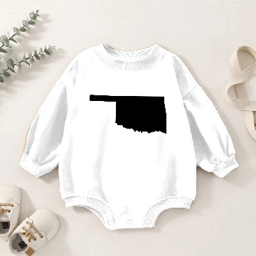 Discover Oklahoma Baby Romper Sweatshirts