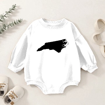 Discover North Carolina Baby Romper Sweatshirts