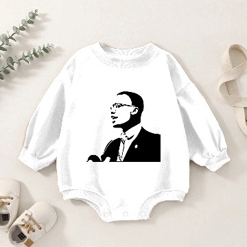 Discover Malcolm X Baby Romper Sweatshirts
