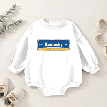 Discover Kentucky Baby Romper Sweatshirts
