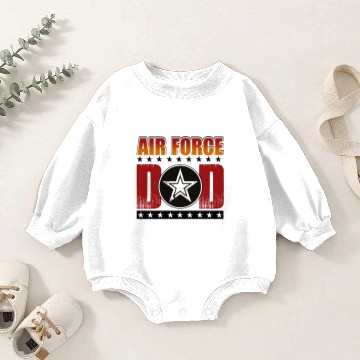Discover AIR FORCE DAD Baby Romper Sweatshirts