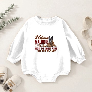 Discover Belgian Malinois Baby Romper Sweatshirts