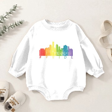 Discover Milwaukee Pride Baby Romper Sweatshirts