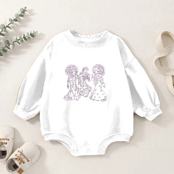 Discover Gaijin Lavender Baby Romper Sweatshirts