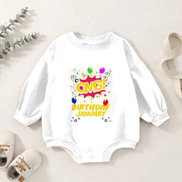 Discover Its My Birthday January Third Baby Romper Sweatshirts