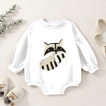 Discover raccoon Baby Romper Sweatshirts