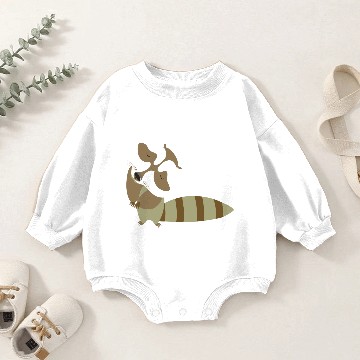 Discover raccoon Baby Romper Sweatshirts