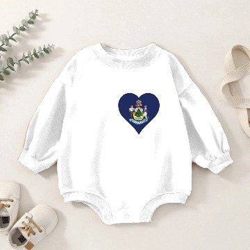 Discover I LOVE MAINE Baby Romper Sweatshirts