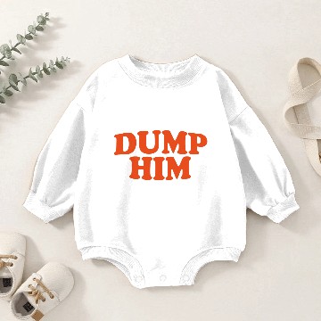 Discover Dump Him - Britney Spears message Baby Romper Sweatshirts
