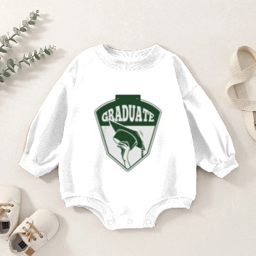 Discover College emblem Baby Romper Sweatshirts