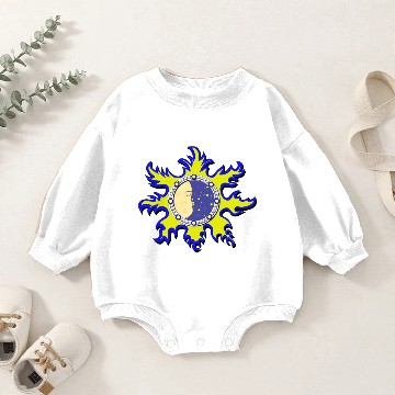Discover Sun and Moon Baby Romper Sweatshirts