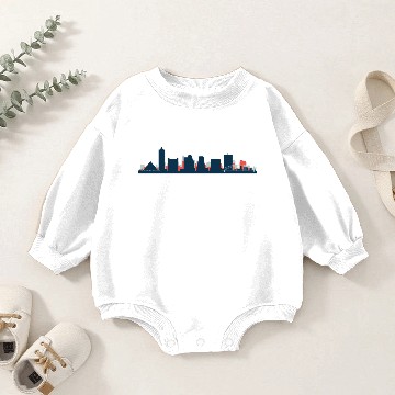 Discover Memphis, Tennessee Baby Romper Sweatshirts