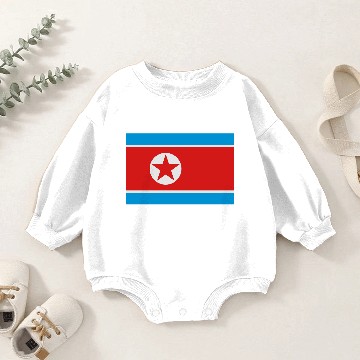Discover Flag North Korea Baby Romper Sweatshirts