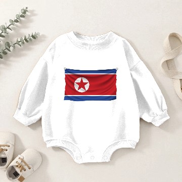 Discover Flag North Korea Baby Romper Sweatshirts