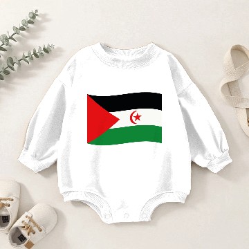 Discover Flag Western Sahara Baby Romper Sweatshirts