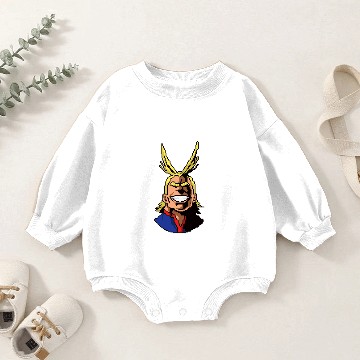 Discover All Might Pixel Baby Romper Sweatshirts