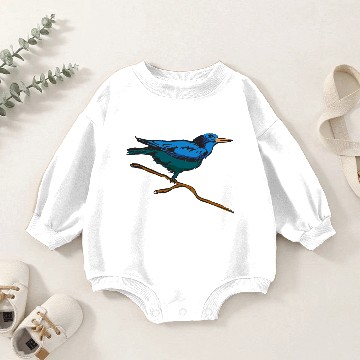 Discover b i r d517 Baby Romper Sweatshirts
