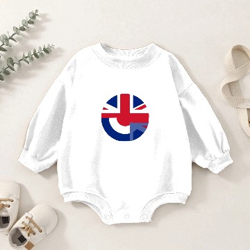 Discover Mod Union Jack Ideal Gift Birthday Present Baby Romper Sweatshirts
