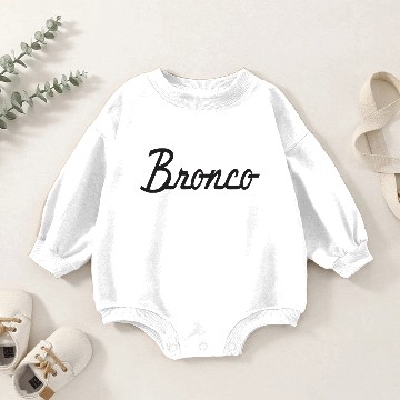 Discover Ford Bronco script Baby Romper Sweatshirts