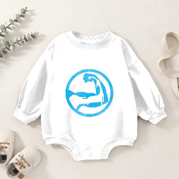 Discover Cape Cod Superhero Logo - Blue Baby Romper Sweatshirts