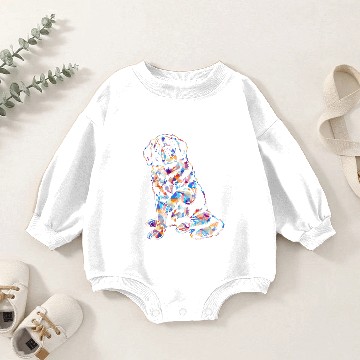Discover Saint Bernard Baby Romper Sweatshirts Baby Romper Sweatshirts