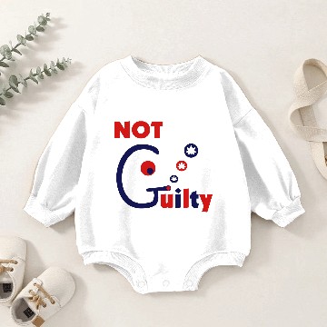 Discover Not Guilty Baby Romper Sweatshirts