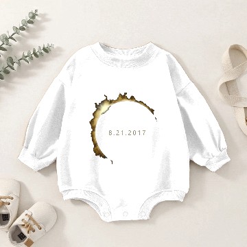 Discover Total Solar Eclipse Summer August 21st 2017 Baby Romper Sweatshirts