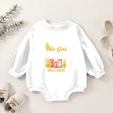 Discover Combat engineer - this girl is protected by a cr Baby Romper Sweatshirts