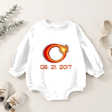 Discover Total Solar Eclipse Summer August 21st 2017 Baby Romper Sweatshirts