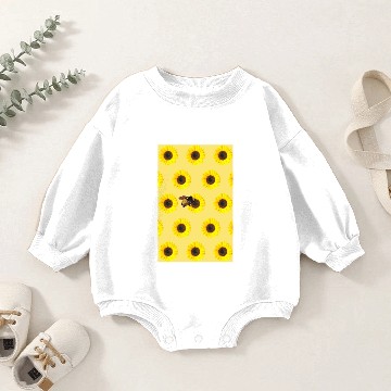 Discover Flower Boy Baby Romper Sweatshirts