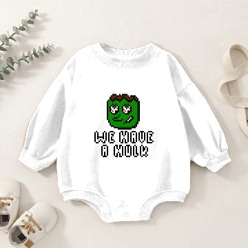 Discover We Have A Hulk Baby Romper Sweatshirts