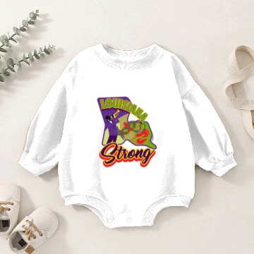 Discover Louisiana Baby Romper Sweatshirts