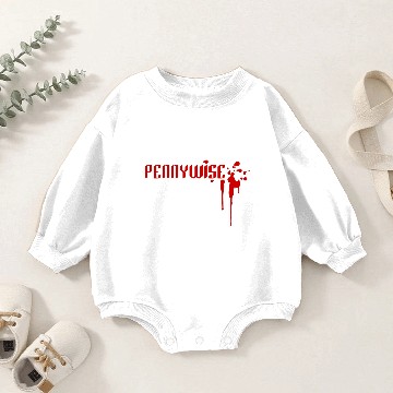 Discover Pennywise the Killer Clown Baby Romper Sweatshirts