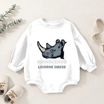 Discover rhinoceros Baby Romper Sweatshirts