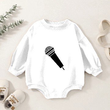 Discover Microphone Illustration Baby Romper Sweatshirts
