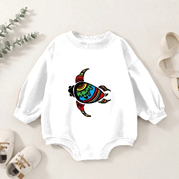 Discover sea turtle tortoise schildkroete124 Baby Romper Sweatshirts