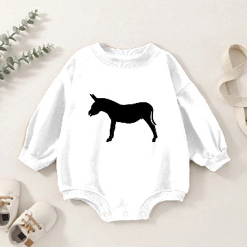Discover donkey mule esel21 Baby Romper Sweatshirts