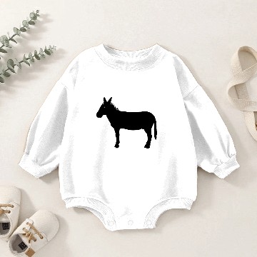 Discover donkey mule esel20 Baby Romper Sweatshirts