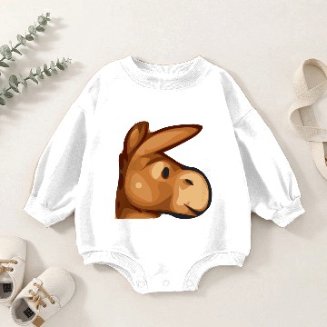 Discover donkey mule esel73 Baby Romper Sweatshirts