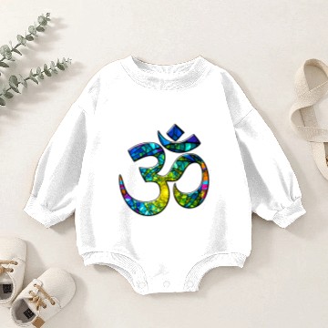 Discover OHM-stained glass Baby Romper Sweatshirts