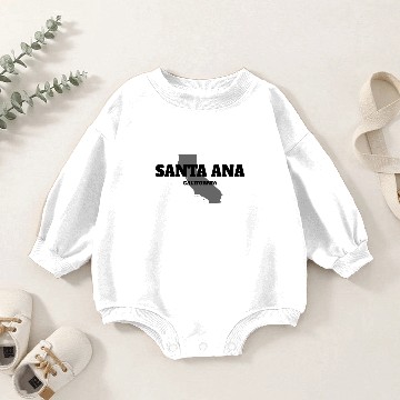 Discover CALIFORNIA SANTA ANA US STATE EDITION Baby Romper Sweatshirts